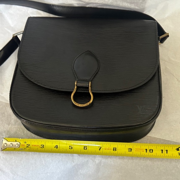 Vintage Louis Vuitton Black Epi Saint-Cloud Crossbody Bag EUC - Picture 10 of 14